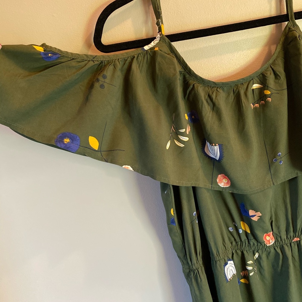 NWT Army Green Maxi Dress⚡️